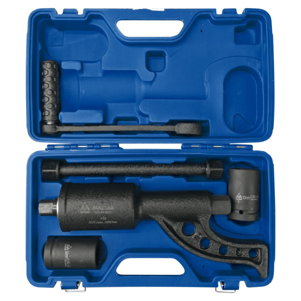 Гайковерт механический ручной (мясорубка) 3800 Нм, 1", удлиненный МАСТАК 100-61362C