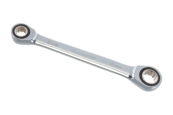 Ключ накидной трещоточный JONNESWAY W680810 (8х10 мм.)