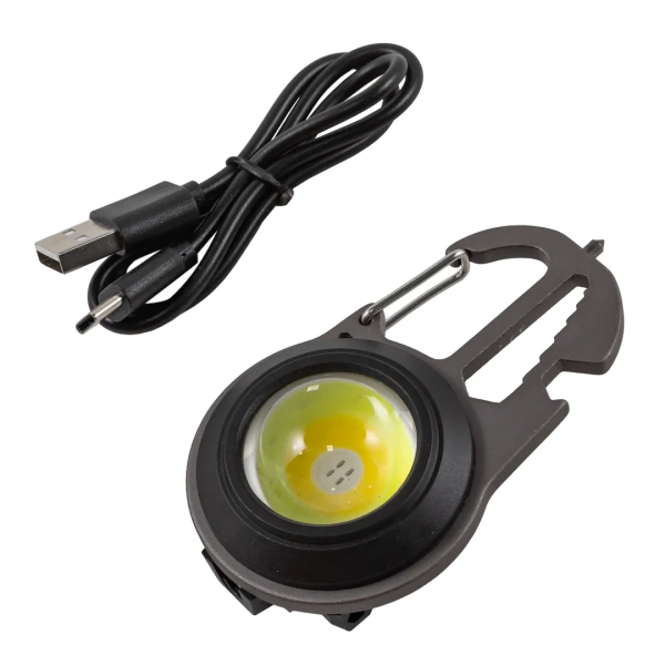 Фонарь портативный многофункциональный (светодиод COB, 7 режимов освещения, 3.7V, 5W, IP64)