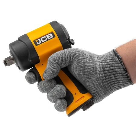 Пневмогайковерт ударный ''Compact''с реверсом в облегченном корпусе 1/2''(610/1200Hм, 8500 об/мин,6.3bar,170 л/мин,вес 1.2кг)