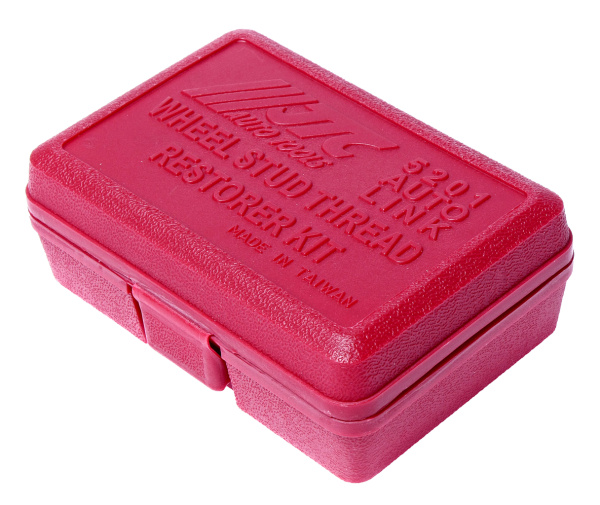 Набор инструментов для восстановления резьбы шпилек колес в кейсе JTC 5201 (М12х1,25, М12х1,5, М14х1,5)