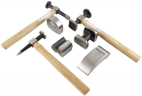 Набор правок и молотков для кузовных работ Thorvik BRK7 (7 предметов)
