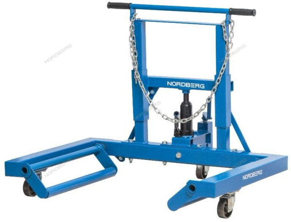 Тележка гидравлическая NORDBERG N31007 для снятия/установки колёс (г/п 680 кг)