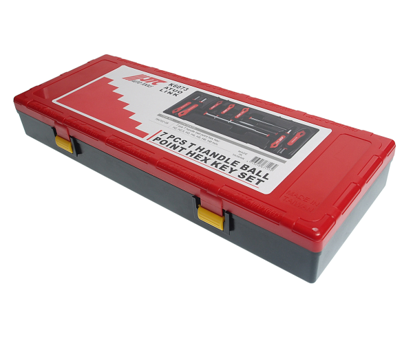 Набор ключей шестигранных Т-образных HEX JTC K6073 (2-8 мм, 7 предметов)