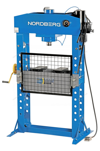 Пресс гидравлический NORDBERG N3676A (75 т, пневмоуправление)