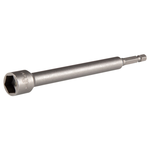 Головка для шуруповерта шестигранная 1/4", 13 мм, L = 150 мм, магнитная KING TONY 7611513M