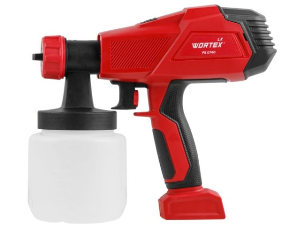Краскораспылитель электрический WORTEX LX PS 0740 в кор. 400 Вт, 700 мл/мин, 0.8 л бак