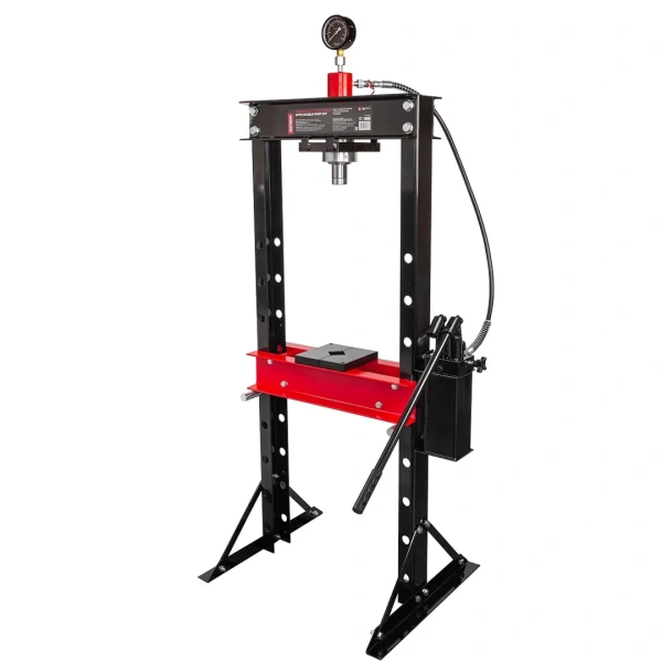 Пресс гидравлический с двухскоростной станцией, 20т (раб. высота:0-1040мм, раб. ширина: 490мм, ход штока: 190мм)