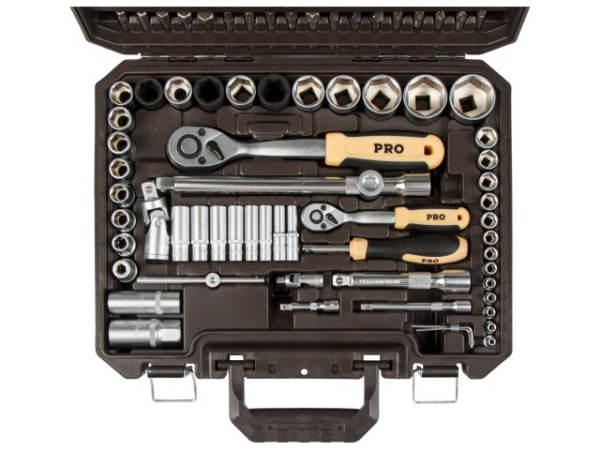 Набор головок и бит 110пр. 1/4",1/2" PRO STARTUL DAKAR (PRO-110DK)