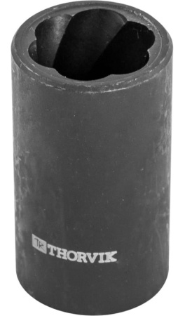 Головка торцевая спиральная для поврежденного крепежа 1/2"DR 19 мм Thorvik BES1219