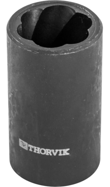 Головка торцевая спиральная для поврежденного крепежа 1/2"DR 19 мм Thorvik BES1219