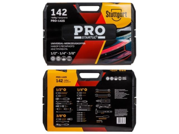Набор слесарного инстр-та в чем. 142пр. PRO STARTUL STUTTGART (PRO-142S)