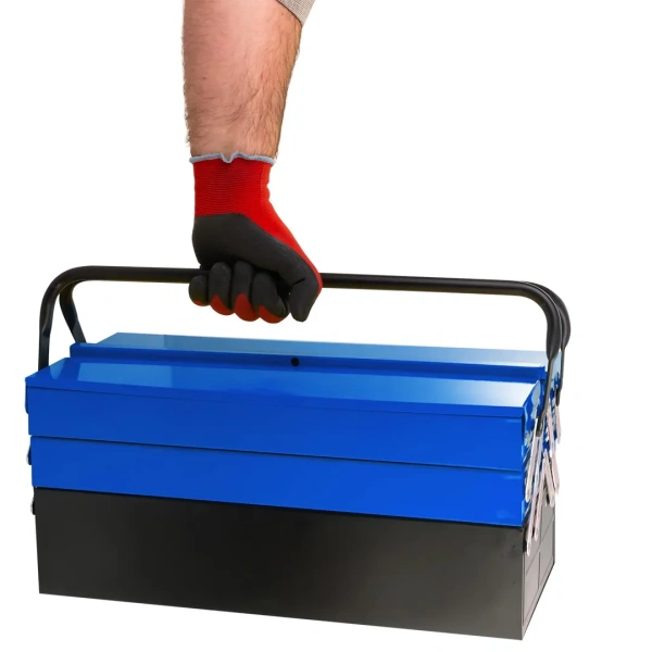 Набор инструментов 83пр. 1/4'', 1/2''(6гр.),в складном металлическом ящике