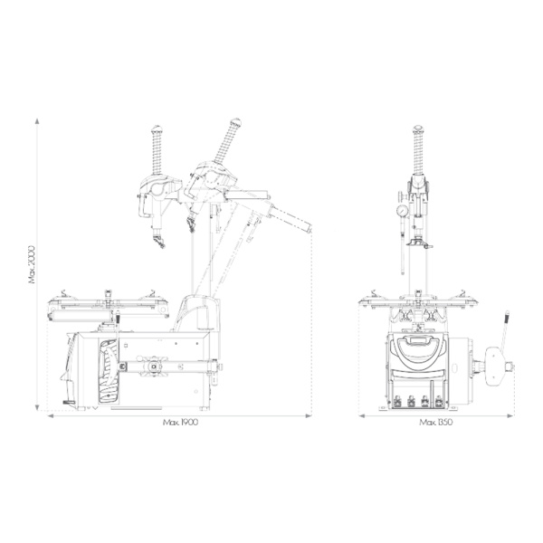 Шиномонтажный станок (автомат) Хорекс Авто LC889N