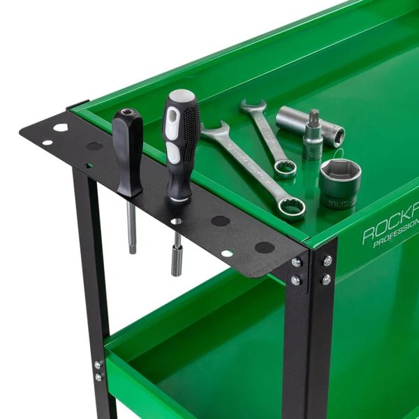 Тележка инструментальная металлическая 3-х полочная