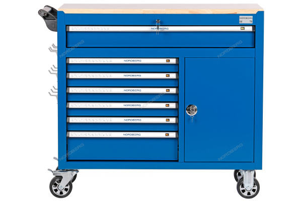 Тележка инструментальная NORDBERG T8 (7 выдвижных ящиков)