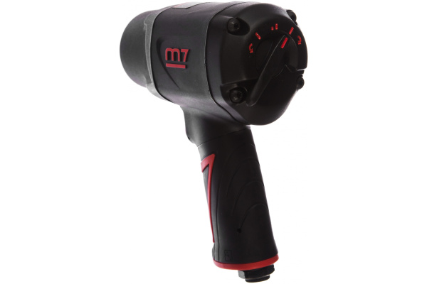 Гайковерт пневматический ударный MIGHTY SEVEN NC-4255QH01, 1/2", 1627 Нм, система «EZ Grease», в комплекте футболка