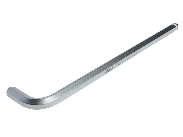 Ключ шестигранный Г-образный HEX шаровый экстрадлинный JTC 73010 (10 мм, L=224 мм)