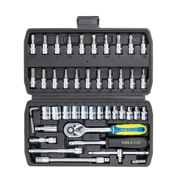 Набор инструмента 46пр. 1/4''(6-гр.)(4-14мм)