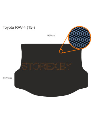 Toyota RAV-4 (15-) Багажник copy
