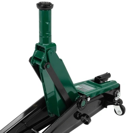 Домкрат подкатной гидравлический 3 т с механизмом быстрого подъема и сменной надставкой (h min 150мм, h max 530мм)