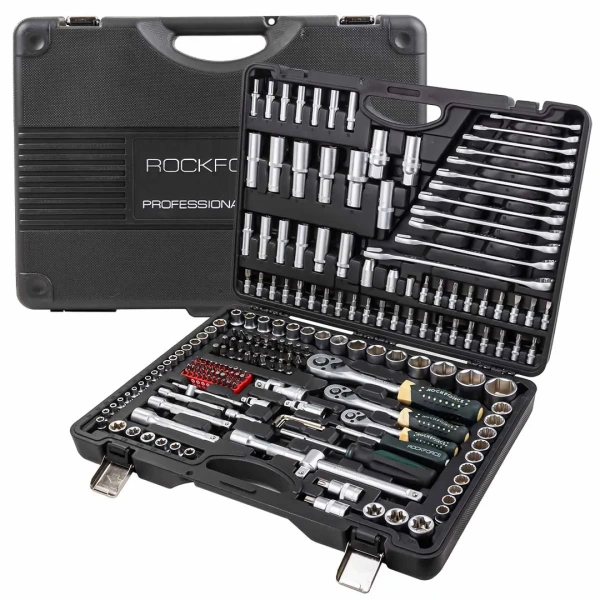 Набор инструментов 216пр. 1/4''3/8''1/2''(6гр, 12гр)(4-32мм)