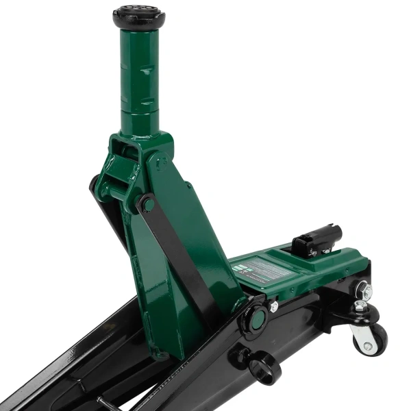 Домкрат подкатной гидравлический 3 т с механизмом быстрого подъема и сменной надставкой (h min 150мм, h max 530мм)