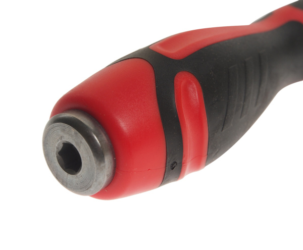 Отвертка шлицевая усиленная со сквозным стержнем JTC 7617 (SL 6,5х100 мм)