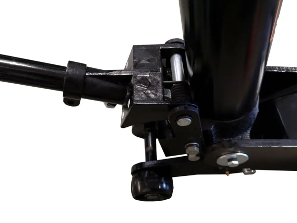 Домкрат подкатной ножничный с двумя уровнями подхвата, 4/5т (уровень подхвата 70/415мм, h max 435/735мм)