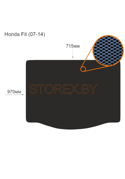 Honda Fit (07-14) Багажник copy