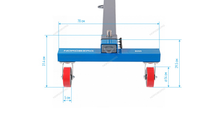 Тележка для перемещения неисправных автомобилей NORDBERG N3S5