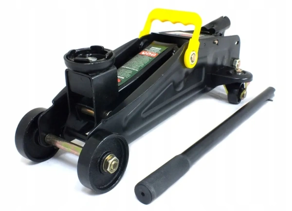 Домкрат подкатной гидравлический 2 т с усиленным корпусом ''Profi''(дополнительные ребра жесткости, h min 135мм.h max 320мм), в кейсе