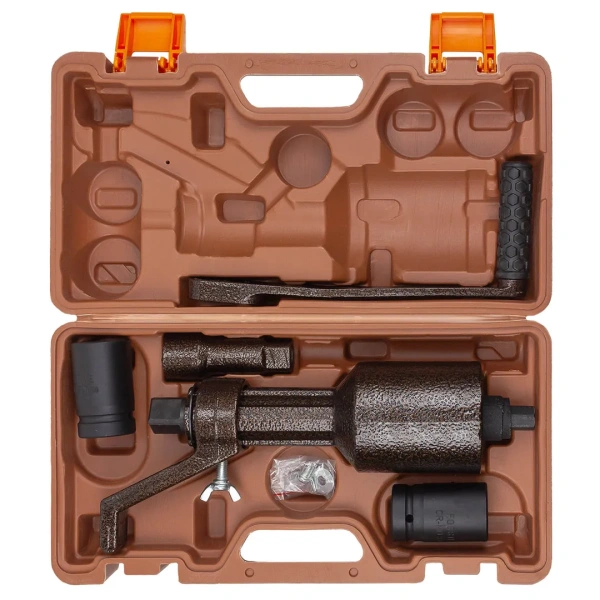 Гайковерт ручной с редуктором (Головки-32мм и 33мм, длина-330мм, передаточное число 1:1/1:4.2/1:64, 6800 Н/м)