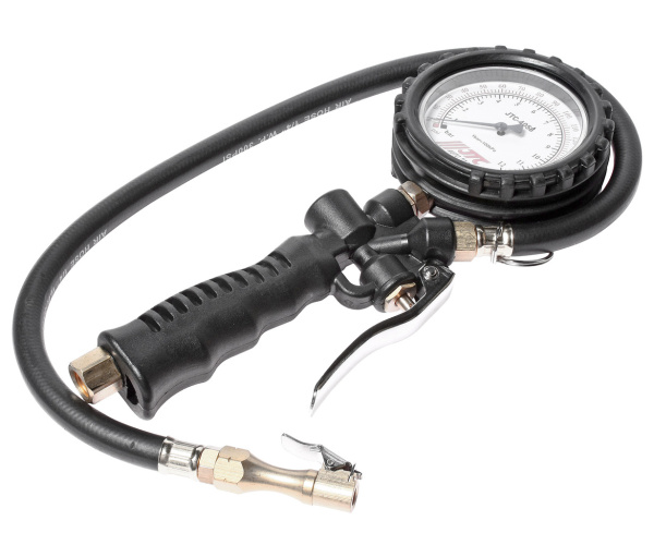 Манометр шинный многофункциональный JTC 4058 (до 170PSI, 12 Bar)