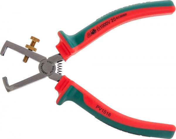 Пассатижи диэлектрические для снятия изоляции 160 мм JONNESWAY PV1516