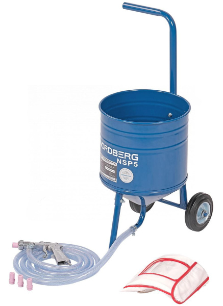 Установка пескоструйная открытая бак для песка 14 л NORDBERG NSP5