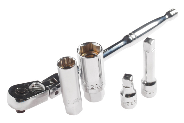 Набор головок торцевых магнитных для свечей зажигания JTC 3905 (трещотка, удлинитель, головка, 16 мм, 21 мм)