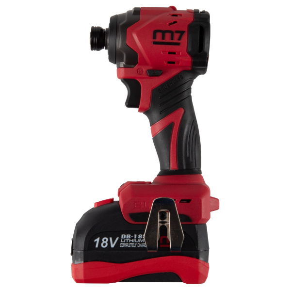 Аккумуляторный винтоверт, ударный, 18 В, 4 предмета, кейс MIGHTY SEVEN DS-202A