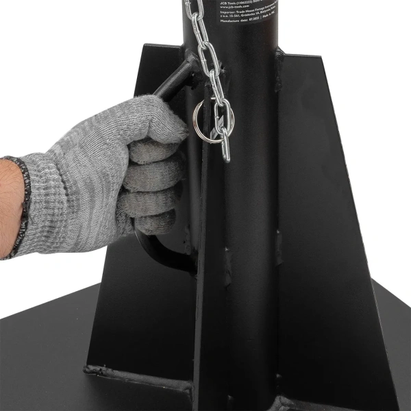 Подставка ремонтная механическая со стопорной опорой 10т (h min 655мм, h max 1087мм)