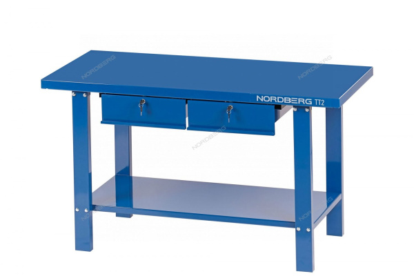 Верстак слесарный 2 подвесных ящика NORDBERG TT2