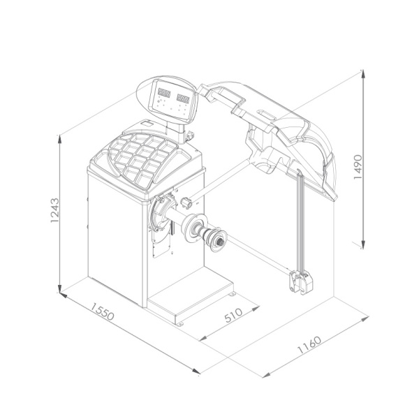 Балансировочный станок (автомат) Хорекс Авто СВ68
