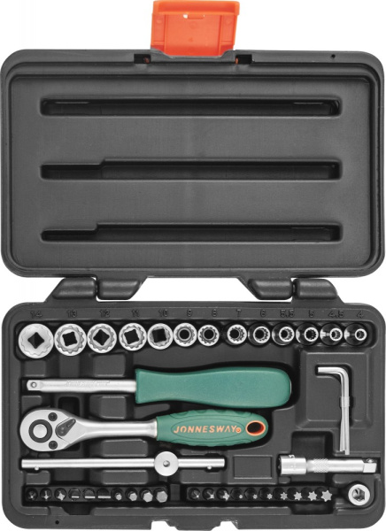 Набор головок торцевых S68H2141S, 1/4"DR Super Tech, 41 предмет