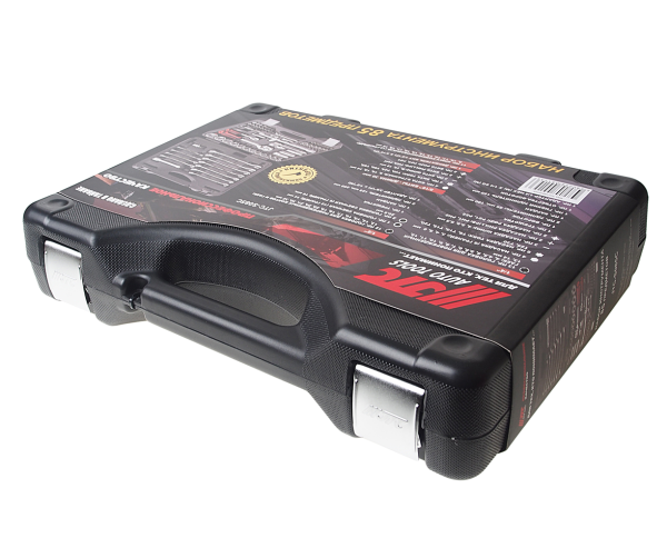 Набор инструментов 85 предметов для поврежденных болтов и гаек 1/4",1/2" в кейсе JTC-S085C-B72