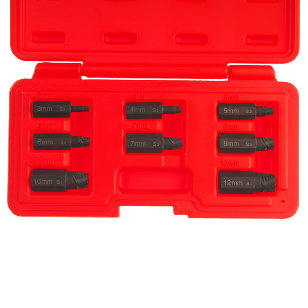 Набор экстракторов JTC 4453 (3-12 мм, 8 предметов в кейсе)