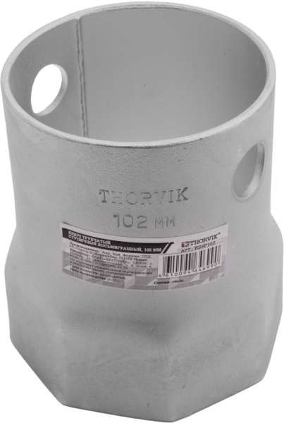 Thorvik BS8P102 Ключ трубчатый ступичный восьмигранный, 102 мм