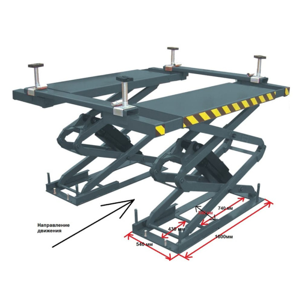Ножничный подъёмник г/п 3.5 т Хорекс Авто HDSL-3.5S(SUV)