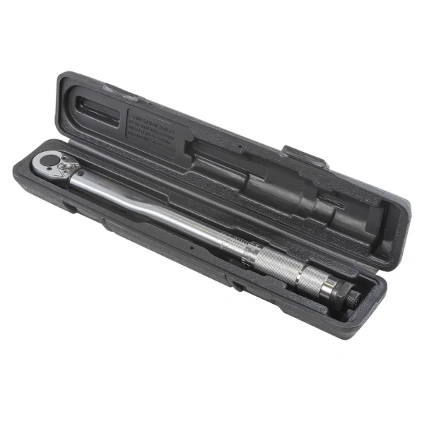 Ключ динамометрический щелчкового типа 19-110Нм, 3/8''(Тайвань),в пластиковом футляре