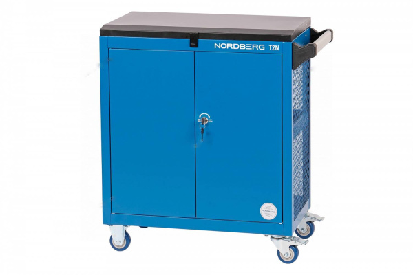 Тележка инструментальная NORDBERG T2N (3 полки с дверцами)