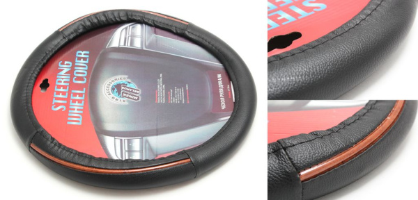 Чехол руля KD-79104BK-M (Black)