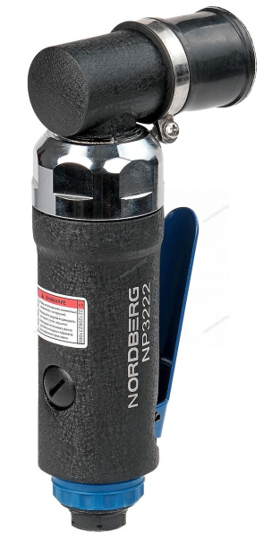 Пневмошлифмашинка угловая орбитальная NORDBERG NP3222 (эксцентрик 1,5 мм, диам. 30 мм)
